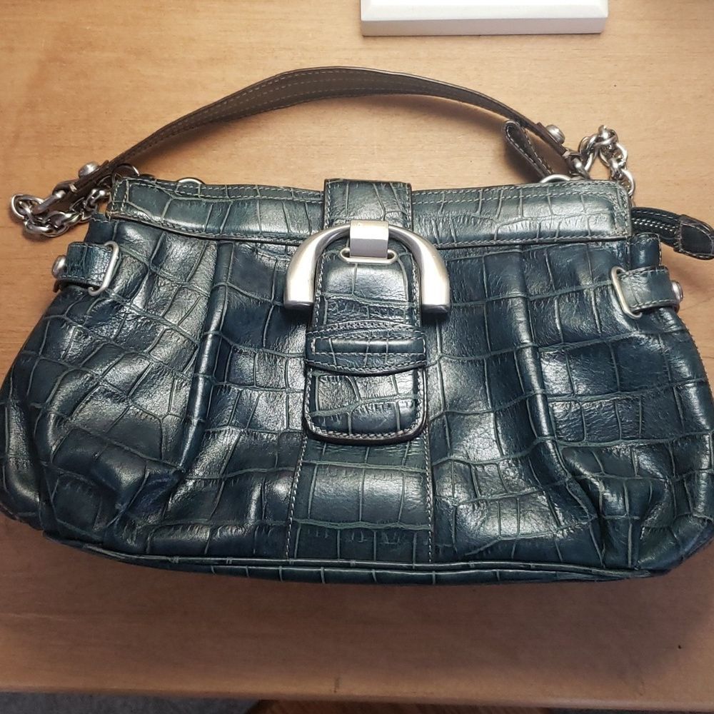 Crocodile Embossed Purse by B. Makowsky